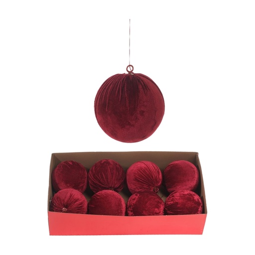 [281935] ESFERA 15CM ROJO 48 PIEZAS 831-MX2467-26100F
