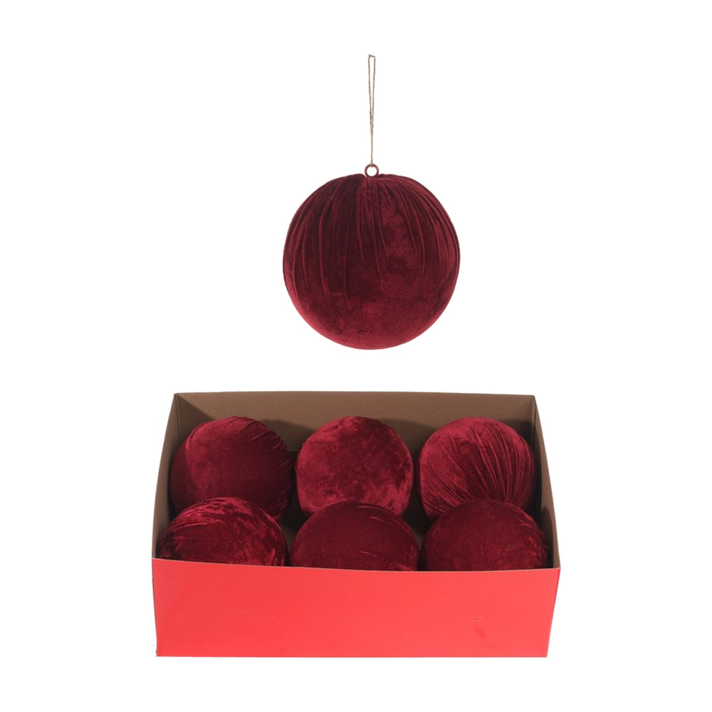 ESFERA ROJA 20CM 36 PIEZAS 831-MX2467-2699F