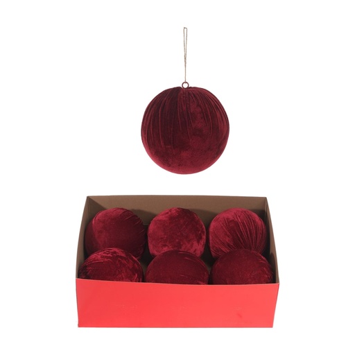 [281936] ESFERA ROJA 20CM 36 PIEZAS 831-MX2467-2699F