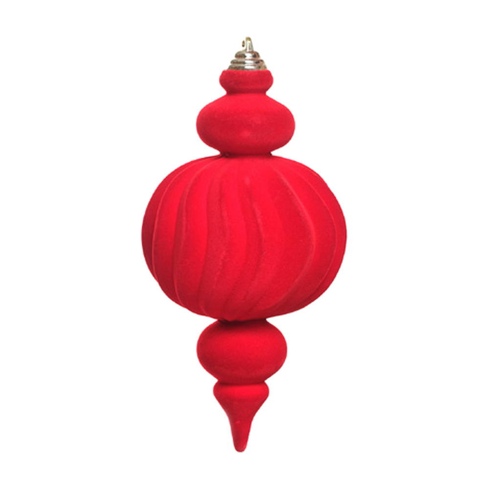 ORNAMENTO DE FELPA ROJO 25CM 831-239-2615R