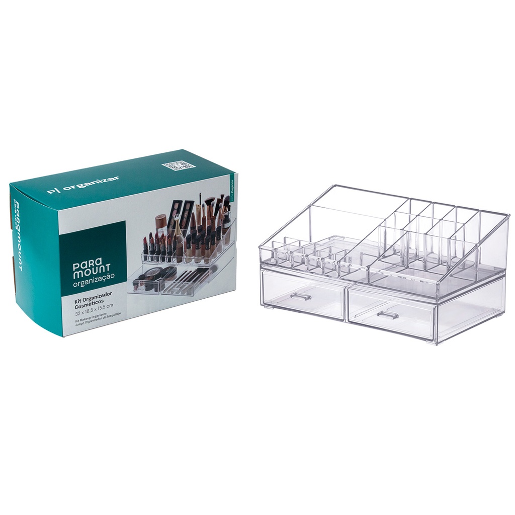 [129081] 1094 KIT ORGANIZADOR COMESTICOS 32 X 18,5 X15,5 CM