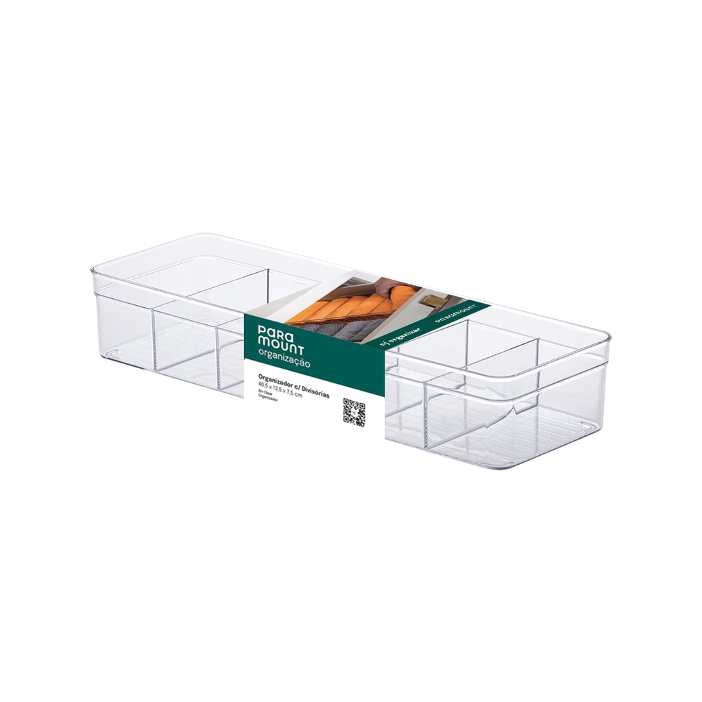 ORGANIZADOR C/ DIVISORIA 40,5 X 13,5 X 7,5 CM 1128