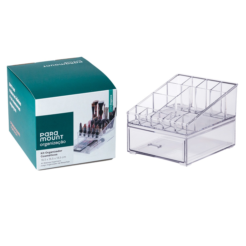 [132208] ORGANIZADOR DE COMESTICOS 18,5X16,5X14,5 CM 1088